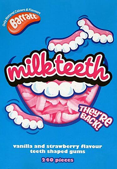 Barratt Milk Teeth Original Retro Sweets Treasure Island Sweets Uk 0275